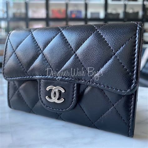 chanel business card holder